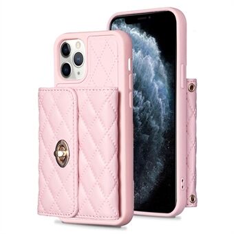 BF21 PU Leather+TPU Shell for iPhone 11 Pro Max 6.5 inch Card Holder Shockproof Phone Kickstand Case