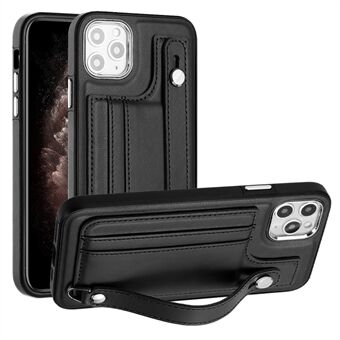 Protective Phone Case for iPhone 11 Pro Max YB Leather Coating Series-5 TPU Protective Cover with Card Slots
