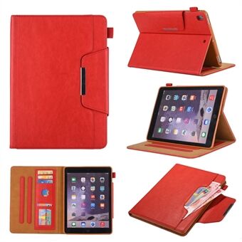 Metal Buckle Wallet Stand Leather Smart Cover with Pen Slot for iPad 10.2 (2021)/(2020)/(2019)