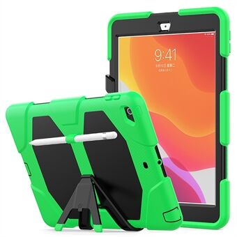Anti-scratch Shockproof Kickstand PC+Silicone Tablet Hybrid Case for iPad 10.2 (2020)/(2019)