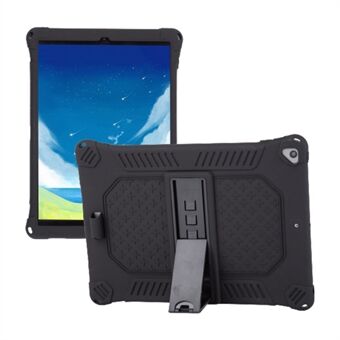 Kickstand PC Soft Silicone Case with Hanging Rope for iPad 10.2 (2021)/(2020)/(2019)/Air 10.5 inch (2019)