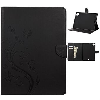Butterflies Imprint Wallet Stand Flip Leather Tablet Cover for iPad Pro 11-inch (2020)/(2018)
