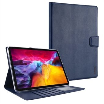 HANMAN Mill Series for iPad Pro 11-inch (2018) / (2020) / (2021) / iPad Air (2020) / (2022) Shockproof PU Leather Tablet Cover Magnetic Clasp Case with Stand Wallet