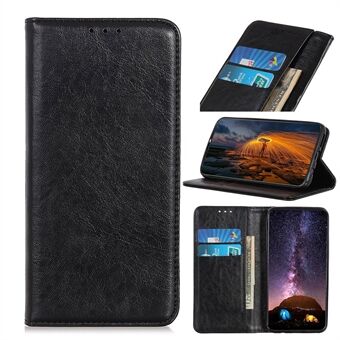 Auto-absorbed Crazy Horse Texture Split Leather Wallet Phone Case for iPhone 12 mini