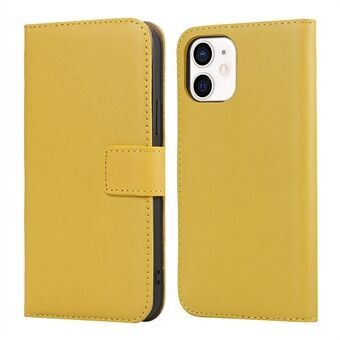 Genuine Leather Wallet Stand Case for iPhone 12 mini