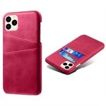 KSQ PU Leather Coated Plastic Case with Double Card Slots for iPhone 12 mini