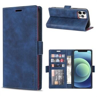 N.BEKUS PU Leather Wallet Stand Phone Shell Case for iPhone 12 mini