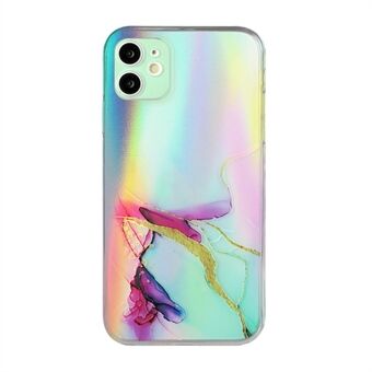 Marble Pattern Embossment Laser Soft TPU Phone Case for iPhone 12 mini 5.4 inch