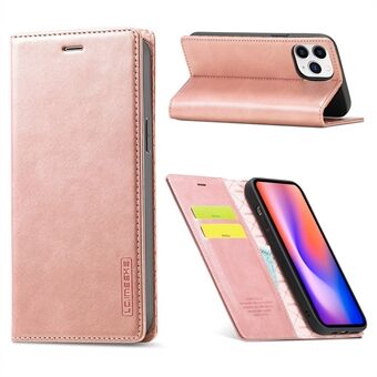 LC.IMEEKE Strong Magnetic Leather Phone Case for iPhone 12 / 12 Pro