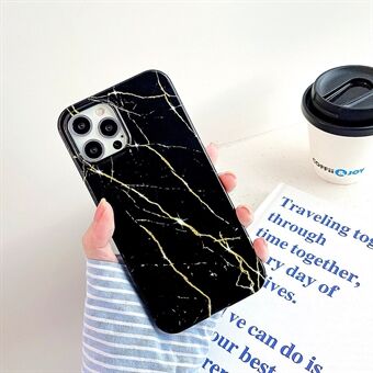 1.8mm Marble Pattern Printing IMD Soft TPU Phone Cover Case for iPhone 12 /12 Pro