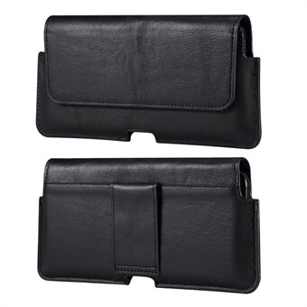 Leather Cover Phone Pouch for iPhone 12/12 Pro/Samsung Galaxy S21/S20 Waist Bag Belt Case Clip Holster