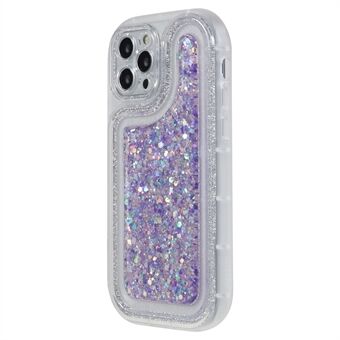 For iPhone 12 Pro 6.1 inch Glitter Sparkle Epoxy Phone Case Soft TPU Drop Protection Cover