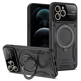 Shockproof Case for iPhone 12 Pro 6.1 inch Compatible with MagSafe PC+TPU Kickstand Phone Cover