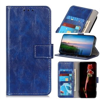 Crazy Horse Texture Wallet Stand Leather Phone Cover for iPhone 12 Pro Max 6.7 inch