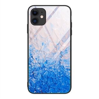 Marble Skin Tempered Glass Back + TPU Shell for iPhone 12 Pro Max 6.7 inch