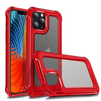 Carbon Fiber Texture PC + TPU Combo Protective Case for iPhone 12 Pro Max 6.7 inch