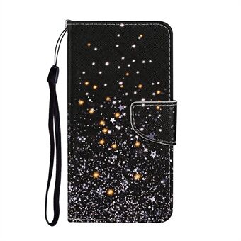 Pattern Printing Stand Leather Mobile Phone Cover for iPhone 12 Pro Max 6.7 inch
