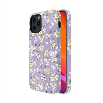 KINGXBAR Flower Series PC with Magnetic Sheet Cell Phone Shell for iPhone 12 Pro Max 6.7 inch