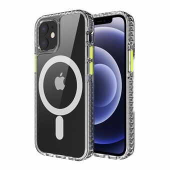 Magnet Non-slip TPU+PC Combo Shell for iPhone 12 Pro Max