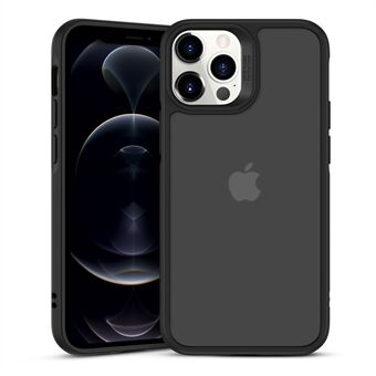 ESR Ice Shield Series 9H Tempered Glass Back Panel + Soft TPU Bumper Case Cover for iPhone 12 Pro Max 6.7 inch - Black
