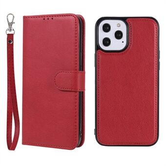 Anti-fall Magnetic Detachable 2-in-1 Wallet Stand Design Leather Case for iPhone 12 Pro Max 6.7 inch