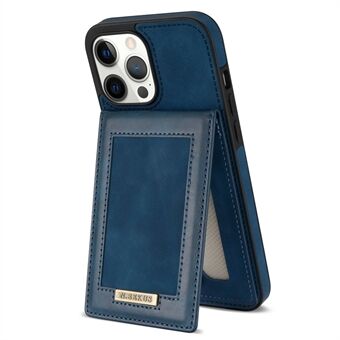 N.BEKUS Phone Case for iPhone 12 Pro Max 6.7 inch, RFID Blocking Vertical Card Holder Kickstand PU Leather+TPU Anti-scratch Phone Back Cover