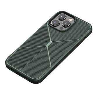 TPU Case for iPhone 12 Pro Max 6.7 inch, Airbag Design X Design Anti-slip Strips Matte Phone Cover