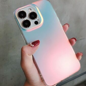 For iPhone 12 Pro Max 6.7 inch TPU + Acrylic Non-slip Cell Phone Cover Colorful Laser Mobile Phone Case
