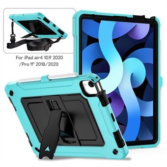 Full Protection PC + Silicone Tablet Case Cover with Kickstand for iPad Pro 11-inch (2018)/iPad Air (2020)