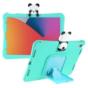 PEPKOO Detachable 3D Doll Decor Soft Silicone Tablet Case for iPad Air (2020) 10.9-inch