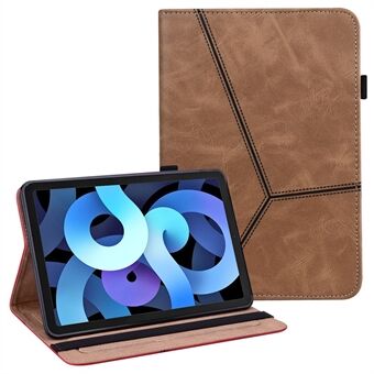 Leather Auto Wake/Sleep Tablet Stand Cover with Card Holder for iPad Air (2020)