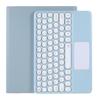 Wireless Touch Bluetooth Keyboard Skin-feel Leather Tablet Stand Case for iPad 10.2 (2021)/(2020)/(2019)/Pro 10.5-inch (2017)/Air 10.5 inch (2019)
