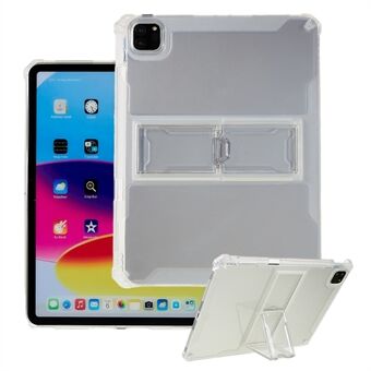 For iPad Pro 11-inch (2018) / (2020) / (2021) / (2022) Tablet TPU Case with Kickstand Clear Protective Cover