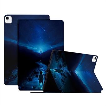 For iPad Pro 11-inch (2018) / (2020) / (2021) / (2022) PU Leather Case Anti-Drop Pattern Printing Tablet Cover with Stand