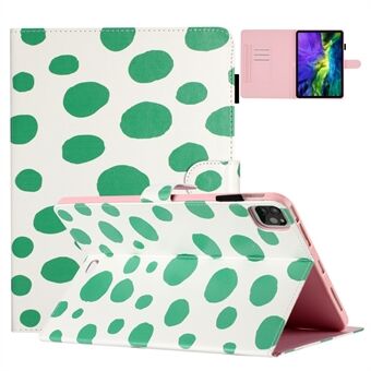 For iPad Pro 11-inch (2018) / (2020) / (2021) / (2022) / iPad 10.9 (2022) Shockproof Case Dot Printing PU Leather Tablet Cover