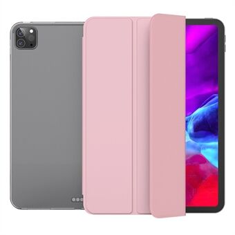 Tri-fold Stand Shockproof TPU Leather Tablet Smart Cover Case Shell for iPad Pro 12.9-inch (2021)