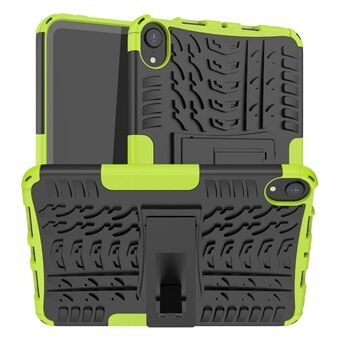 Tire Texture TPU Combination PC Shockproof Protective Cover Guard Case with Kickstand Holder for iPad mini 6 (2021)