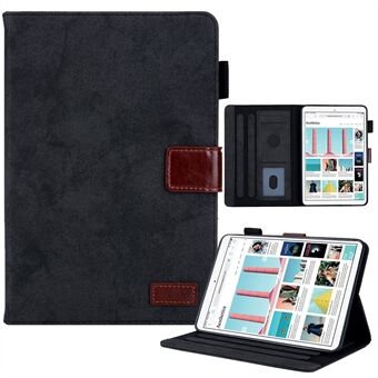 Cloth Texture Card Slots PU Leather Business Folio Stand Cover with Auto Wake/Sleep for iPad mini (2021)