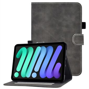 Built-in Card Slots Supporting Stand Quality Leather + TPU Tablet Case Protective Tablet PC Shell for iPad mini (2021)