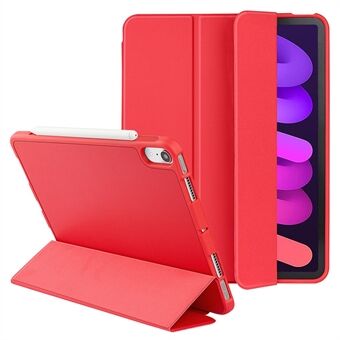 Tri-fold Stand Microfiber Leather + TPU + Silicone Smart Tablet Cover Case for iPad mini (2021)