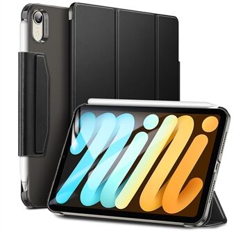 ESR Trifold Stand Smart Case for iPad mini (2021), PU Leather+Hard PC Back Cover with Pen Holder
