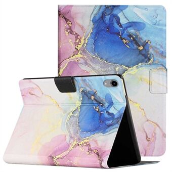 Marble Pattern Tablet Cover for iPad mini (2021), Adjustable Stand Card Holder PU Leather Auto Wake / Sleep Case