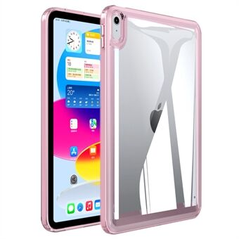 For iPad mini (2021) Acrylic+TPU Transparent Tablet Case Anti-drop Protective Back Cover