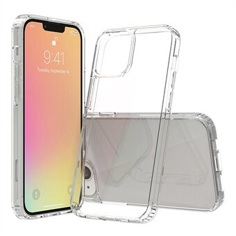 Anti-Scratch Crystal Clear Acrylic + TPU Bumper Protective Cover for iPhone 13 6.1 inch