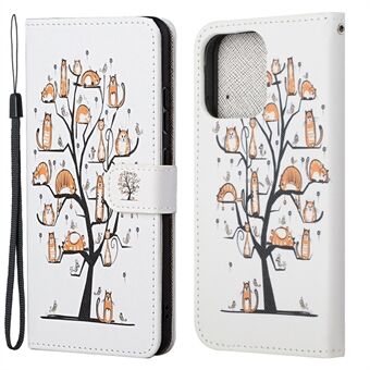 Magnetic Clasp Closure Stylish Pattern Cross Texture Leather Wallet Stand Case for iPhone 13 Pro 6.1 inch
