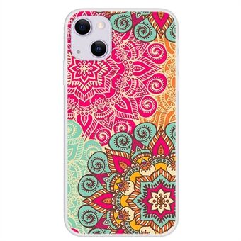 Pattern Printing Soft TPU Phone Protective Case Shell for iPhone 13 6.1 inch
