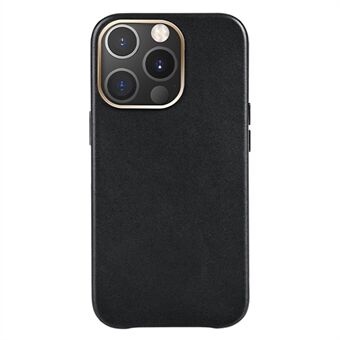 MUTURAL Hard PC+PU Leather+Metal Camera Frame Wear-Resistant Phone Case for iPhone 13 6.1 inch