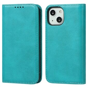 Super Magnet Closure Anti-Scratch Wallet Design Leather Stand Case for iPhone 13 6.1 inch