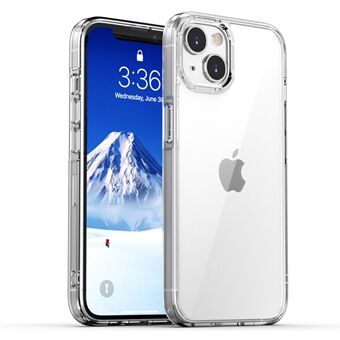 Aurora Series Crystal Clear Shock-Absorbed Exquisite Transparent Phone Cover Shell for iPhone 13 6.1 inch
