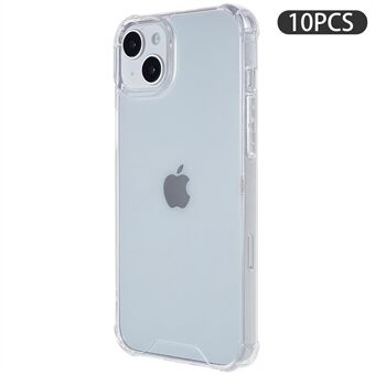 10PCS For iPhone 13 Super Slim 1.5mm Phone Case Drop Protection Phone Cover Acrylic+TPU Clear Shell